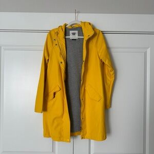 Yellow raincoat size small